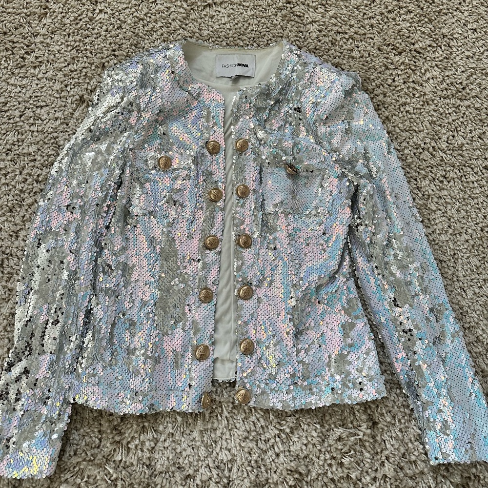 Sequin jacket